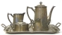 Кофейный сервиз с подносом ( пять предметов) Начало ХХ века 1906 г инфо 3794k.