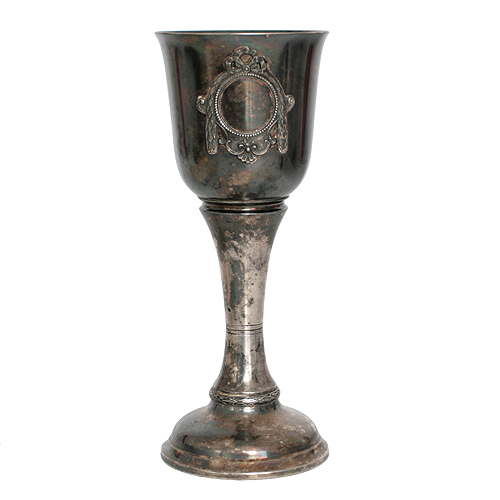 Кубок (Белый металл, позолота - Швейцария 20-е годы ХХ века) 1927 г инфо 3891k.