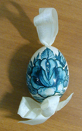 Пасхальное яйцо Керамика, роспись Россия, 50-е годы XX века 1952 г инфо 6193l.