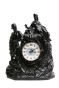 Часы каминные "Каменный цветок" Силумин, литье, эмаль Россия, завод "Молния", вторая половина XX века отразил автор в своей работе инфо 8861b.
