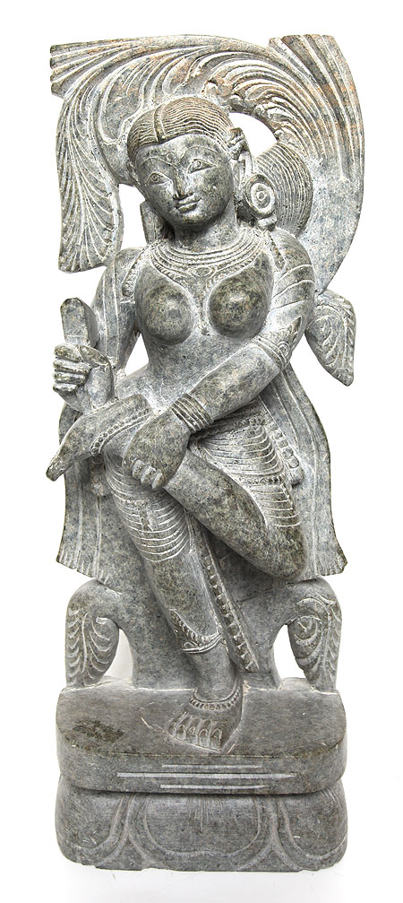 Скульптура "Индийский танец" (камень, резьба), Индия (?), вторая половина XIX века ублажать и успокаивать бога Шиву" инфо 8877b.