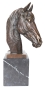 Статуэтка "Голова лошади" Бронза, мрамор Западная Европа, вторая половина ХХ века является репликой работы скульптора Milo инфо 8927b.