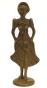 Статуэтка "Девушка" Бронза, литье Западная Европа, начало XX века 3,5 см Сохранность очень хорошая инфо 8931b.