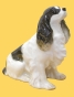 Статуэтка "Русский спаниель" (Фарфор, роспись, глазуровка, СССР, 1960-е годы) легкая царапина на спинке собаки инфо 361m.