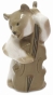 Статуэтка "Медведь из квартета" (Фарфор, роспись - 1970-е годы) 3 см Сохранность очень хорошая инфо 767m.
