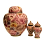 Набор из трех декоративных ваз (Клуазоне - Китай, середина XX века) 1954 г инфо 9581b.