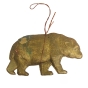Елочная игрушка "Медведь" Картон Германия, начало XX века Сохранность хорошая, потерта золотая краска инфо 11899m.