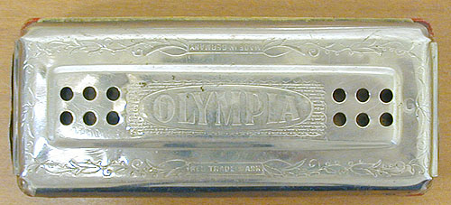 Губная гармошка "Olympia" Германия, 40-е годы XX века представлять собой трофей военного времени инфо 6111g.
