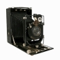 Фотоаппарат "Фотокор - 1" Металл, пластмасса, линза СССР, 40-е годы ХХ века кассеты формата 9 х 12см инфо 6130g.