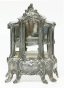 Горка миниатюрная (Металл, серебрение, стекло, зеркало - Франция (?), конец XIX века) 1890 г инфо 6183g.