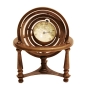 Часы настольные "OMEGA" (Металл, стекло - Швейцария, 70-е годы XX века) Часы выполнены в форме шара инфо 6447g.