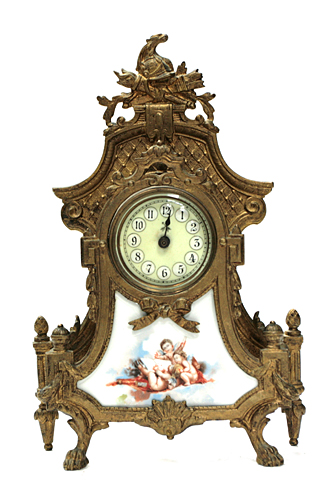 Часы настольные (Металл - Западная Европа, начало XX века) 1905 г инфо 6455g.