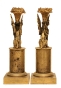 Парные подсвечники с грифонами Бронза, литье, чеканка Западная Европа, середина XIX века 1855 г инфо 6751g.
